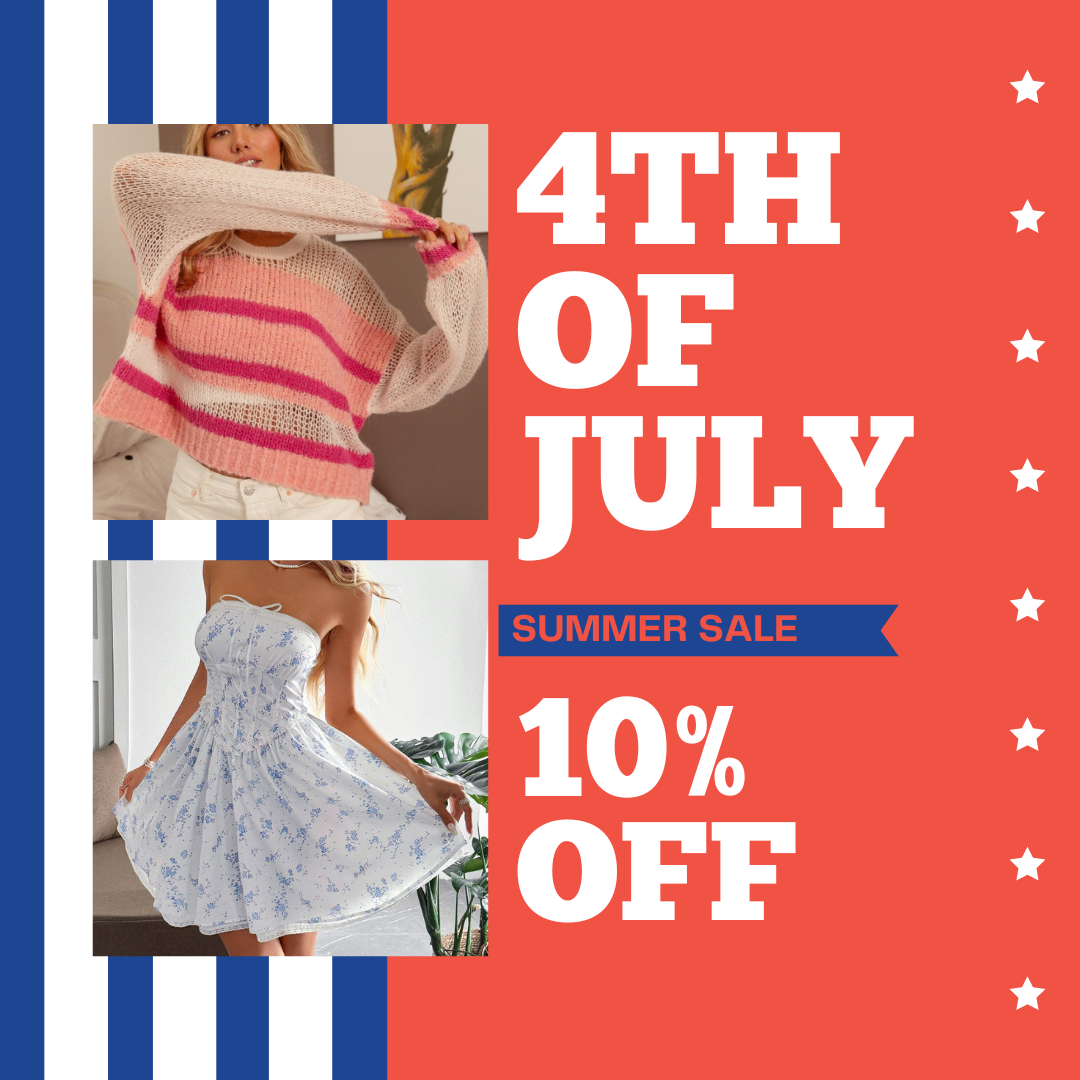 🎆 Celebrate Freedom in Style – 4th of July Sale at Fashion Hunny!