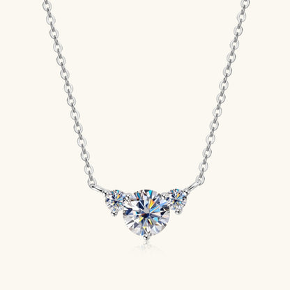 Moissanite 1.2 Carat 925 Sterling Silver Necklace