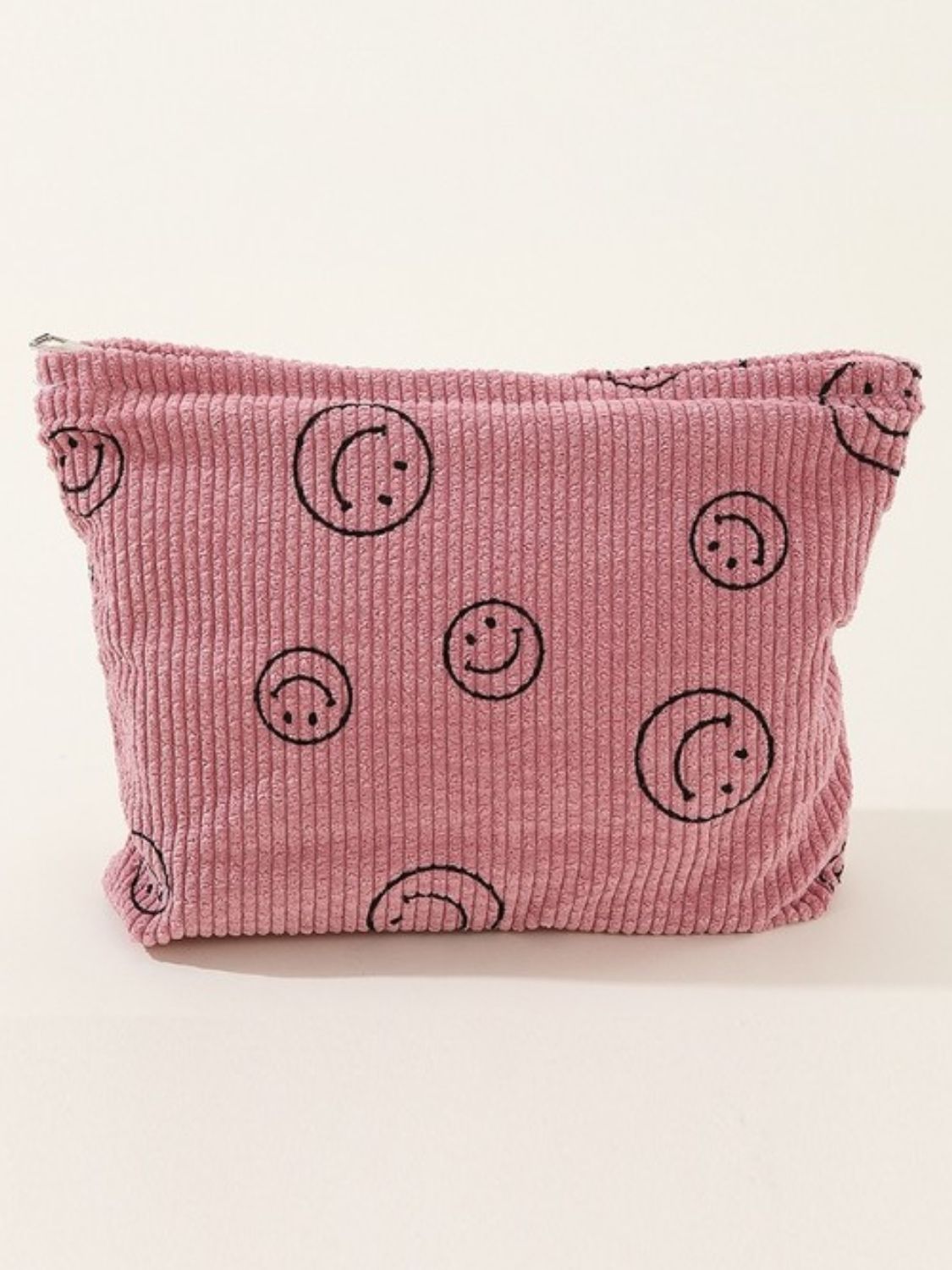 Zenana Corduroy Smile Clutch Bag