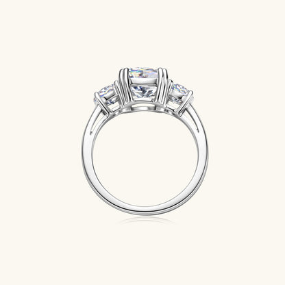 Moissanite 3.5 Carat 925 Sterling Silver Ring