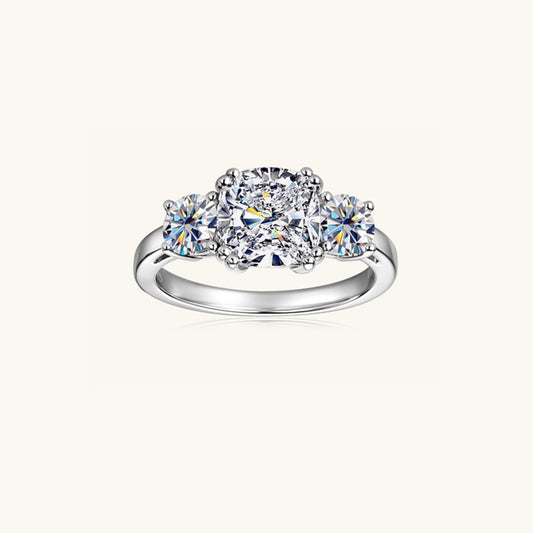 Moissanite 3.5 Carat 925 Sterling Silver Ring