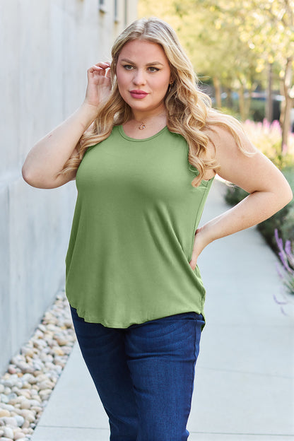 Basic Bae Bamboo Full Size Round Neck Tank