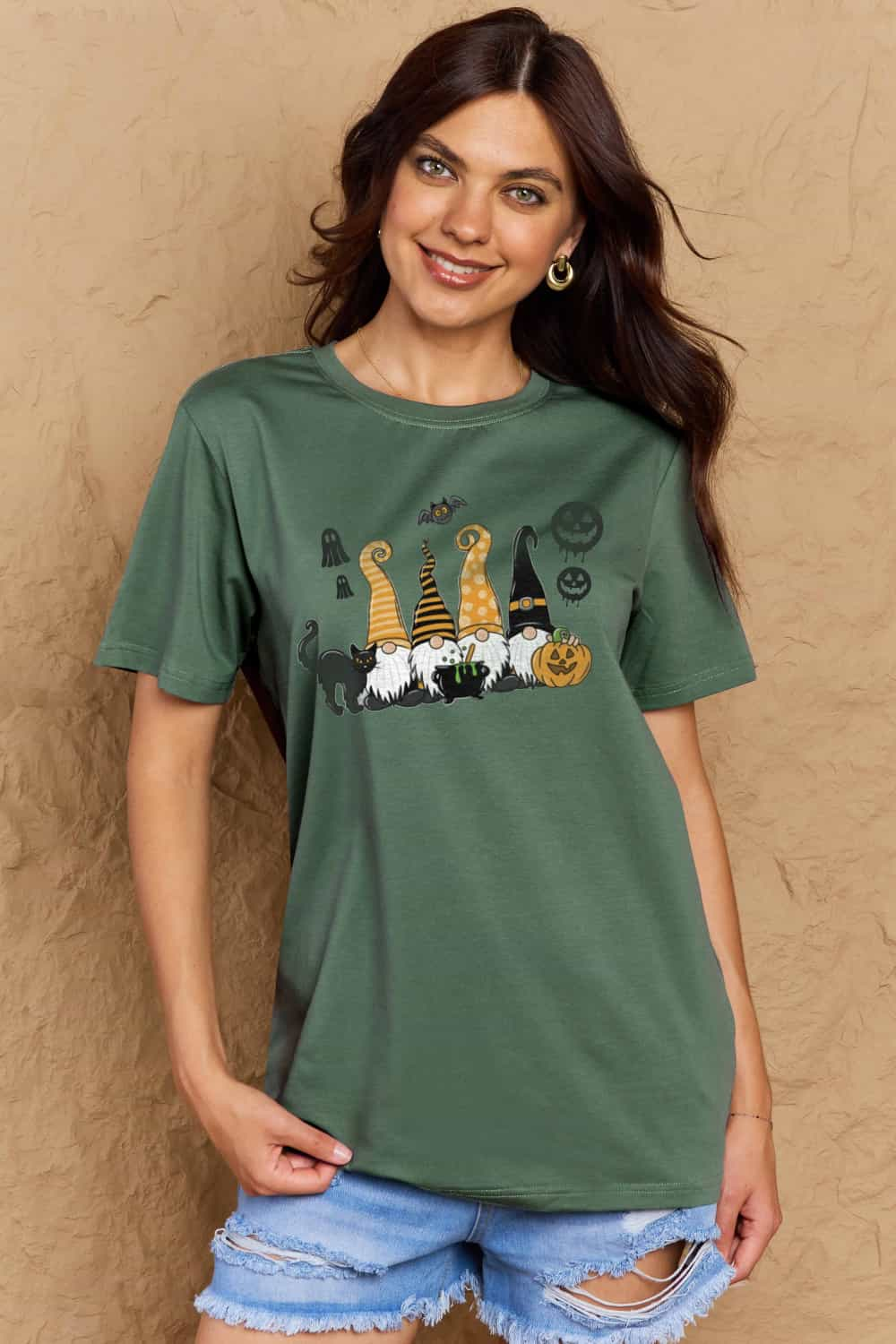 Simply Love Full Size Halloween Theme Graphic Cotton T-Shirt