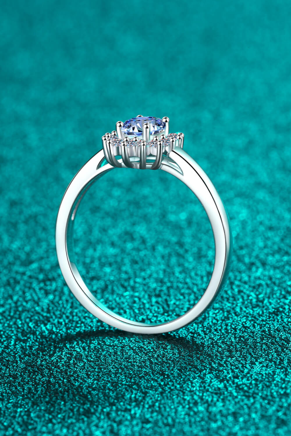 Moissanite Adored On My Own 925 Sterling Silver Ring